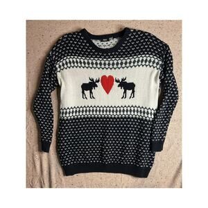 BDG Moose Heart Oversized Sweater Medium